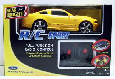 Игрушка Р/У Машина Mustang 1:24, производитель New Bright, ISBN 200-0-54190-809-2, № 1