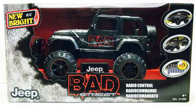 Игрушка Р/У Машина BAD STREET - JEEP 1:15, производитель New Bright, ISBN 5-0-21131-599-8№ 1