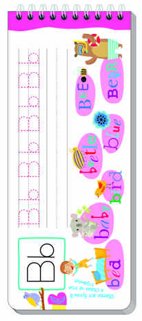 Многоразовые прописи на пружинке. Первые английские слова. Развивай-ка, производитель Айрис-пресс , ISBN 978-5-81127-080-4№ 5