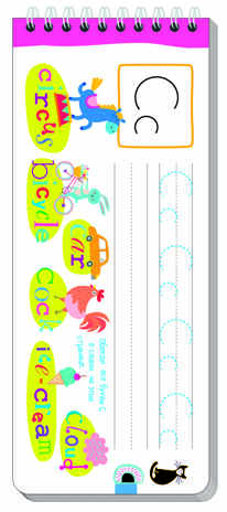 Многоразовые прописи на пружинке. Первые английские слова. Развивай-ка, производитель Айрис-пресс , ISBN 978-5-81127-080-4№ 6