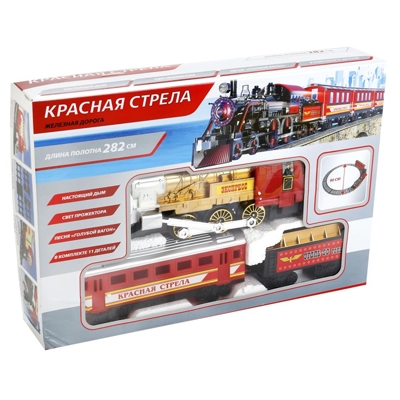 Железная дорога Красная стрела 282 см., арт. A144-H06045-R, производитель Симбат, ISBN 467-0-00596-842-9№ 1
