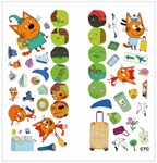 В путешествии (Три кота. Веселые наклейки), книжка с наклейками, производитель МОЗАИКА kids , ISBN 978-5-43154-592-4, № 2