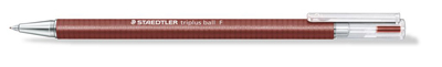 Шариковая ручка Triplus Ball, F 0,3мм, цв.красный Staedtler, производитель Staedtler (Стайтлер), ISBN 400-7-81743-109-2, № 1