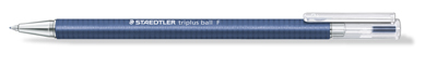 Staedtler шариковая ручка Triplus Ball, F 0,3мм, цвет синий, арт. 431F-3, производитель Staedtler (Стайтлер), ISBN 400-7-81743-102-3, № 1