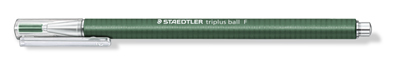 Шариковая ручка Triplus Ball, F 0,3мм, цв.зеленый Staedtler, производитель Staedtler (Стайтлер), ISBN 400-7-81743-108-5, № 1