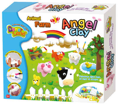 Набор мягкого пластилина Angel Clay Ферма (Animal Farm), арт. AA12051, производитель Angel clay (Анжел Клэй), ISBN 880-9-00578-097-7№ 1