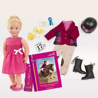 Og Dolls. Кукла делюкс 46 см (Лили Анна и &quot;Приключения на конюшнях Шелби&quot;), производитель OG Dolls, ISBN 06-2-24325-027-7№ 2