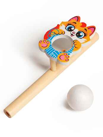 Игрушка-тренажер для дыхания Котик, арт. 5459716, производитель Лесная мастерская, ISBN 290-0-05459-716-8№ 5