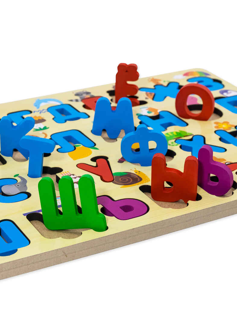 Пазл Азбука, арт. ПЗЛ2502, производитель Алатойс, ISBN 467-0-00685-782-1, № 2