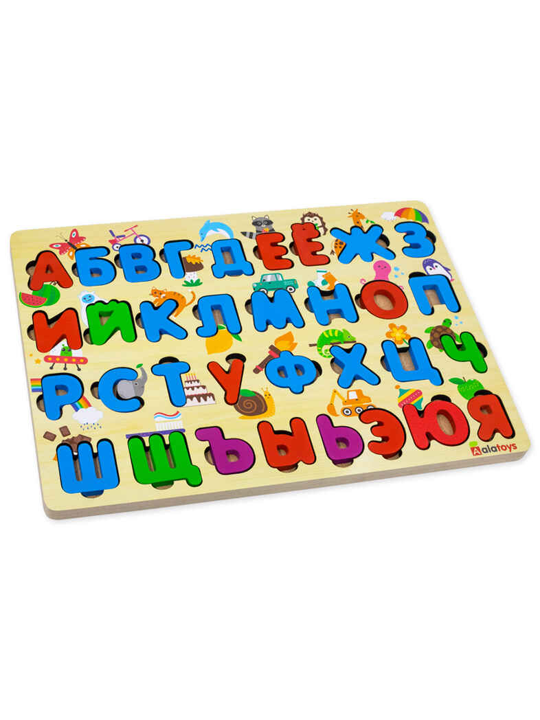 Пазл Азбука, арт. ПЗЛ2502, производитель Алатойс, ISBN 467-0-00685-782-1, № 4
