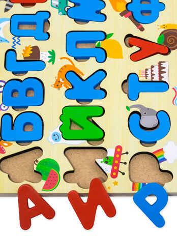 Пазл Азбука, арт. ПЗЛ2502, производитель Алатойс, ISBN 467-0-00685-782-1№ 5