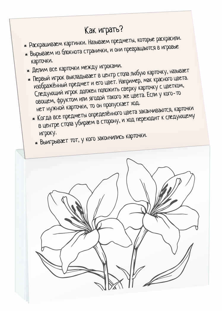 Раскраска-игра (мини). Развивающие игры. Какой цвет? IQ минираскраски, производитель Айрис-пресс , ISBN 978-5-81126-794-1, № 3