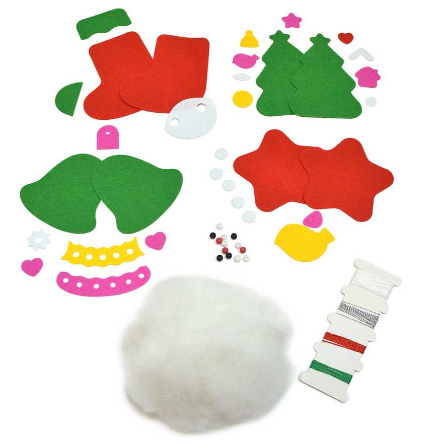Игрушка из фетра своими руками. Новогодние игрушки, арт. 4114, производитель Дрофа-медиа, ISBN 460-7-14740-272-6, № 3