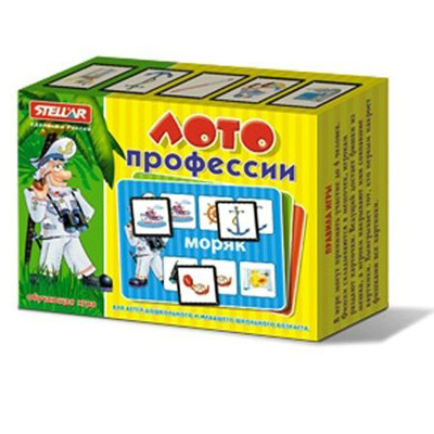 Лото Профессии, арт. 00912, производитель Стеллар, ISBN 460-7-03827-563-7 № 1