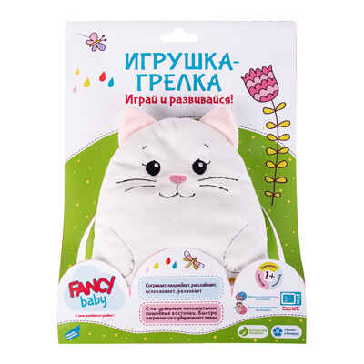 Игрушка развивающая &quot;Грелка Кот Беляш&quot;, арт FBGK0, производитель Dream Makers (Дрим Мейкерс), ISBN 481-2-50117-929-3№ 1
