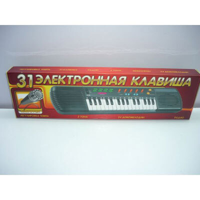 Электроорган ИГРАЕМ ВМЕСТЕ, с микрофоном и радио, арт. B780020-R, производитель Симбат, ISBN 469-0-59004-250-2, № 1