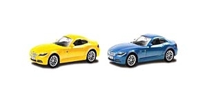 Автодрайв Машина BMW Z4, глянц., желтая, синяя, арт. И-1193, производитель Рыжий кот, ISBN 466-5-29541-193-9, № 1
