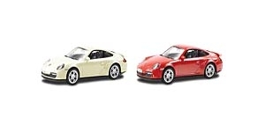 Автодрайв Машина 1:43 Porsche 911 Turbo, глянц., белая, красная, арт. И-1191, производитель Рыжий кот, ISBN 466-5-29541-191-5, № 1