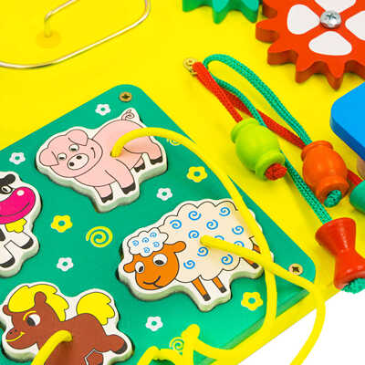 Бизиборд Непоседа, арт. ББ215, производитель Алатойс, ISBN 467-0-00685-363-2№ 6