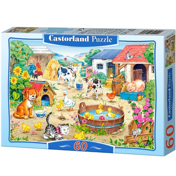 Пазлы Ферма (Castorland) 60 элементов, арт.В-06489, производитель Castorland (Касторленд), ISBN 590-4-43800-648-9, № 1