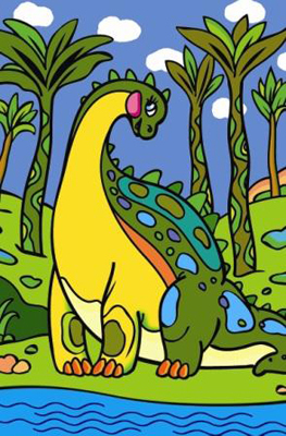 Мяг.пазл. Динозаврик (24 эл.), производитель Дрофа-медиа, ISBN 460-7-14736-203-7, № 1