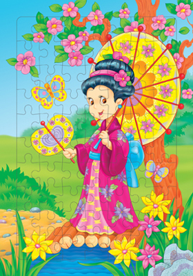 РР. Девочка в кимоно / 70эл., производитель Дрофа-медиа, ISBN 460-7-14736-135-1, № 1