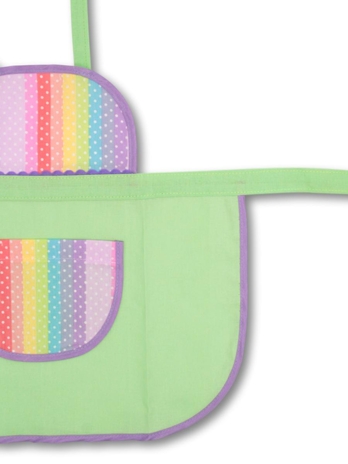 Поварской колпак и фартук (салатовый полоска), арт. 3145, производитель SANTA LUCIA (САНТА ЛЮЧИЯ), ISBN 462-0-02090-747-7№ 2