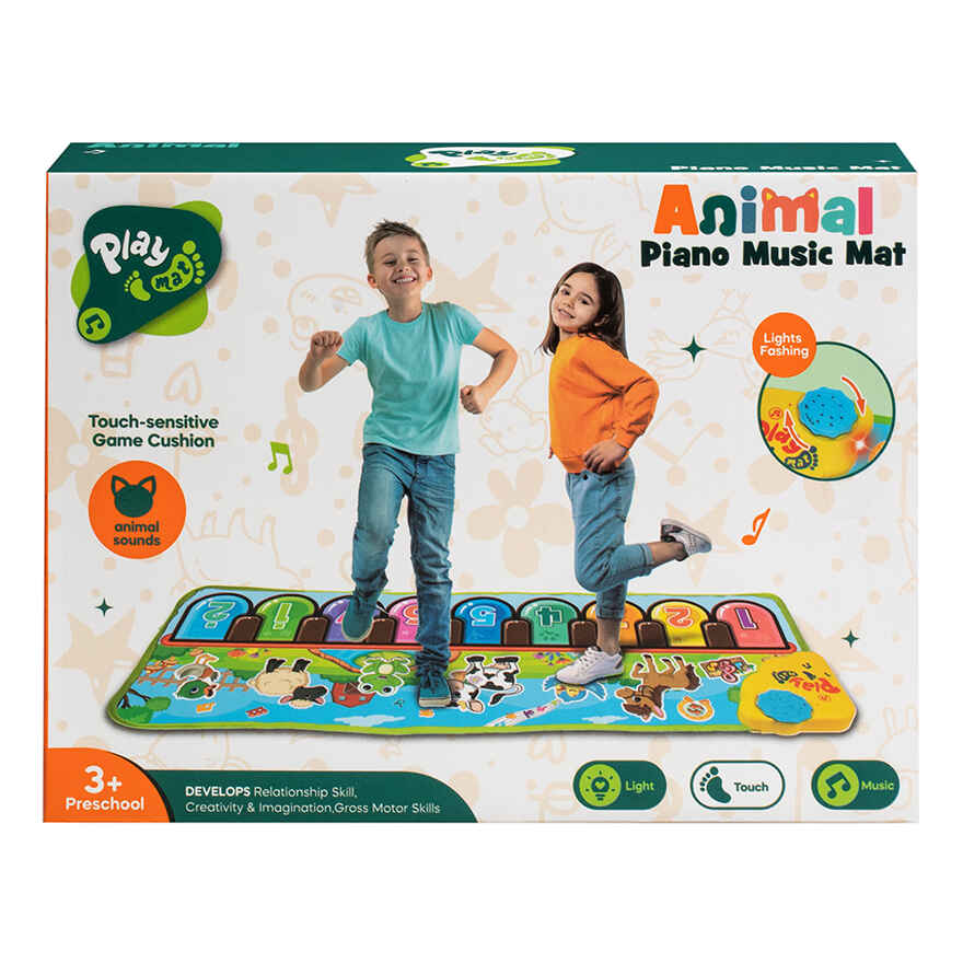 Развивающий коврик Музыкальные зверята, арт. DW601-1, производитель Maya Toys, ISBN 481-2-50117-801-2, № 1