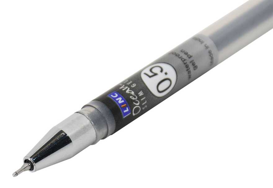 Ручка гелевая LINC OCEAN SLIM 0,5 мм черный, арт. 200S/black, производитель Linc (Линк), ISBN 890-4-10683-957-6, № 2