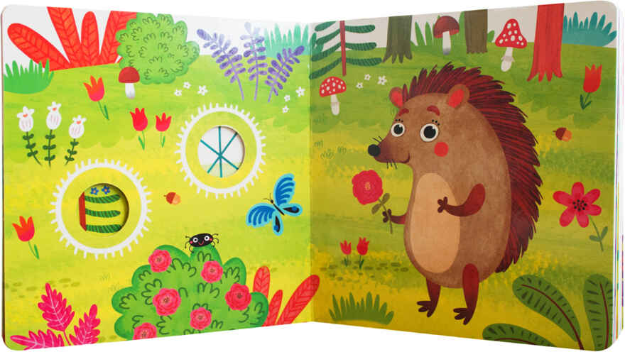В лесу (Загадки в окошках), книга c окошками, производитель МОЗАИКА kids , ISBN 978-5-43151-594-1, № 3