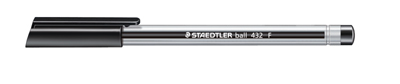 Шариковая ручка Ball, F 0,3мм, цв.черный Staedtler, производитель Staedtler (Стайтлер), ISBN 400-7-81743-204-4, № 1