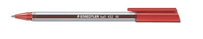 Шариковая ручка Ball, M 0,5мм, цв. красный, Staedtler, производитель Staedtler (Стайтлер), ISBN 400-7-81743-205-1, № 1