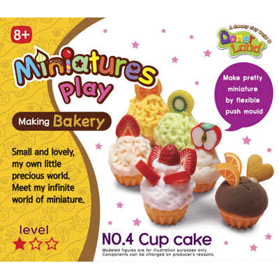 Набор для лепки Miniatures Play Кексы (Cup Cake), арт. NA05014, производитель Donerland (Донерлэнд), ISBN 880-9-00578-414-2№ 2
