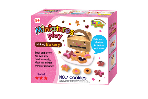 Набор для лепки Miniatures Play Печенье (Cookies), арт. NA05017, производитель Donerland (Донерлэнд), ISBN 880-9-00578-418-0, № 1