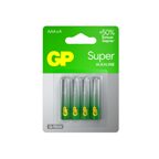 Батарейки GP Super AAA LR03 алкалин. 1,5 V 4 шт., арт. 24A-2CR4/GP 24AA21-2CRSBC440/160, производитель GP (ДжиПи), ISBN 489-1-19922-628-1, № 1