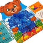 Книга-картинка картонная Одеваюсь сам, арт. 4495775, производитель Sima-land (Сима-Ленд), ISBN 978-5-00145-019-1, № 3