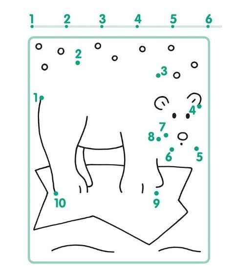Учимся считать до 10: от точки к точке, производитель Феникс ТД, ISBN 978-5-22237-344-6, № 4