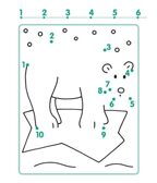 Учимся считать до 10: от точки к точке, производитель Феникс ТД, ISBN 978-5-22237-344-6, № 4