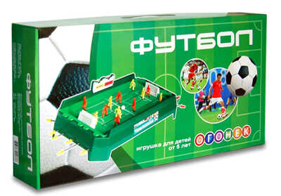 Футбол, производитель ОГОНЕК Завод, ISBN 460-3-28300-037-6№ 1