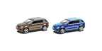 Автодрайв Машина 1:43 Volkswagen Touareg, глянц., коричневая, синяя, арт. И-1197, производитель Рыжий кот, ISBN 466-5-29541-197-7, № 1