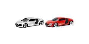 Автодрайв Машина 1:64 AUDI R8 V10, глянц., белая, красная, арт. И-1188, производитель Рыжий кот, ISBN 466-5-29541-188-5№ 1
