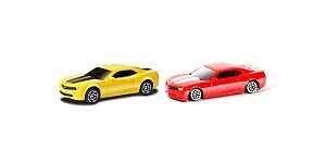 Автодрайв Машина 1:64 Chevrolet Camaro, глянц., желтая, красная, арт. И-1178, производитель Рыжий кот, ISBN 466-5-29541-178-6№ 1
