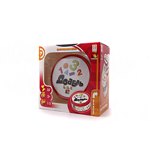 Настольная игра Доббль 123, арт. БП-00000106, производитель Asmodee (Асмоди), ISBN 355-8-38003-628-9, № 1