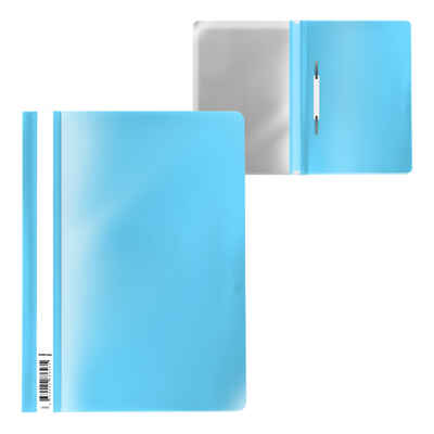 Папка-скоросшиватель пластиковая Диагональная пастель, A4, голубой , арт. 53657, производитель ErichKrause® (Эрих Краузе), ISBN 465-0-18453-657-2№ 1