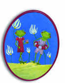 Истории в пяльцах Лягушата, производитель SANTA LUCIA (САНТА ЛЮЧИЯ), ISBN 462-3-72099-196-8, № 2