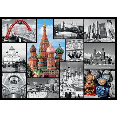 Trefl пазл Москва - коллаж, 1000 элементов, арт. 10380, производитель Trefl (Трефл), ISBN 590-0-51110-380-9, № 2