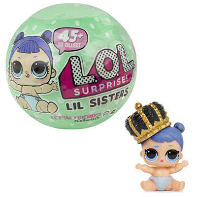 Кукла-сюрприз MGA Entertainment в шаре LOL Surprise 2 LIL Sisters, 5 см, 548850, производитель MGA, ISBN 03-5-05154-885-0