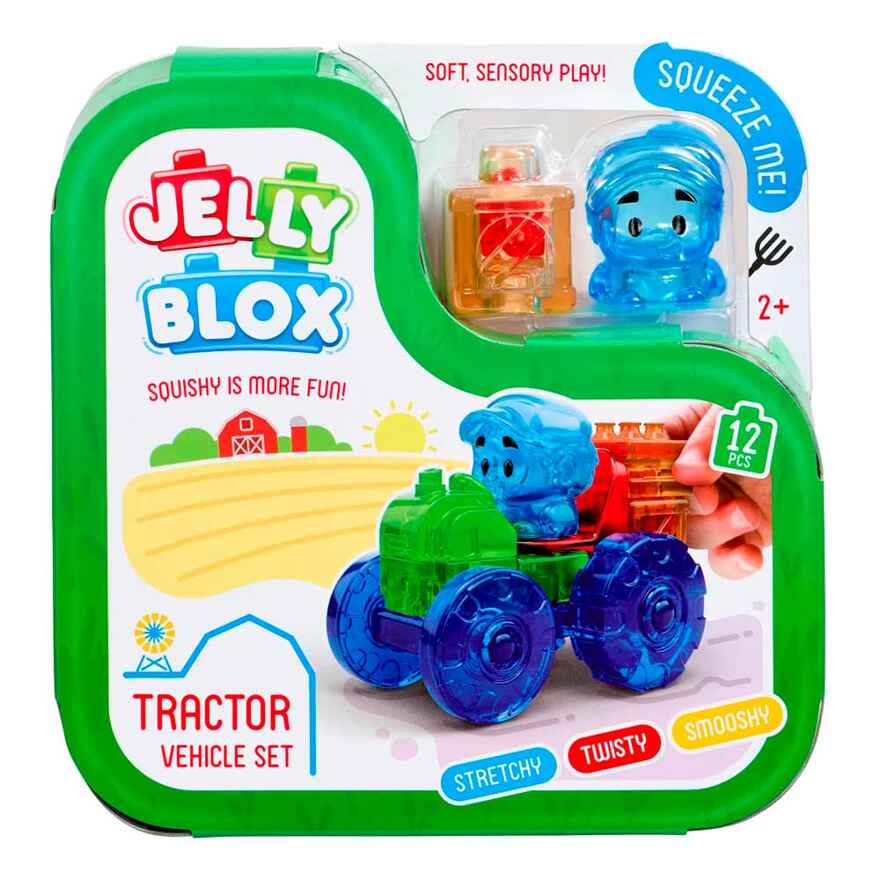 Jelly Blox - Набор "Трактор", 12 дет. С колесами, арт. 936765.006, производитель Goliath, ISBN 872-0-07736-765-4, № 6