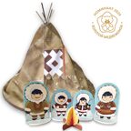 Чум с набором фигурок, арт. 023.68, производитель Наивный мир, ISBN 467-3-75265-700-4, № 1