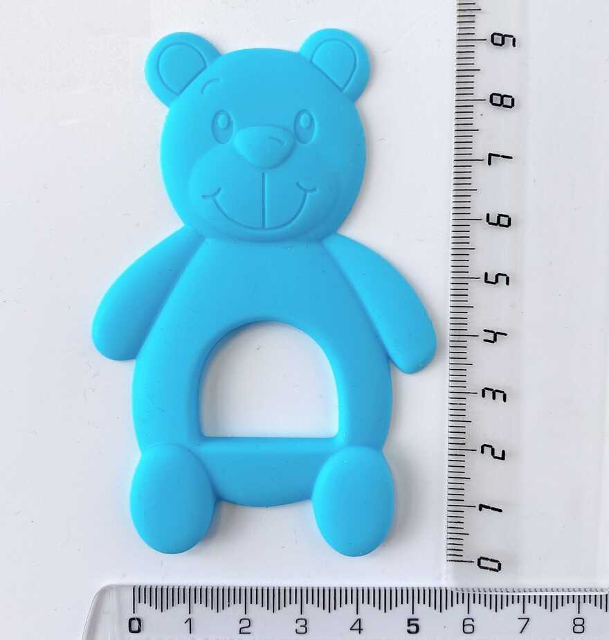 Прорезыватель Uviton силиконовый Bear голубой, производитель Uviton, ISBN 465-7-78025-259-2, № 5